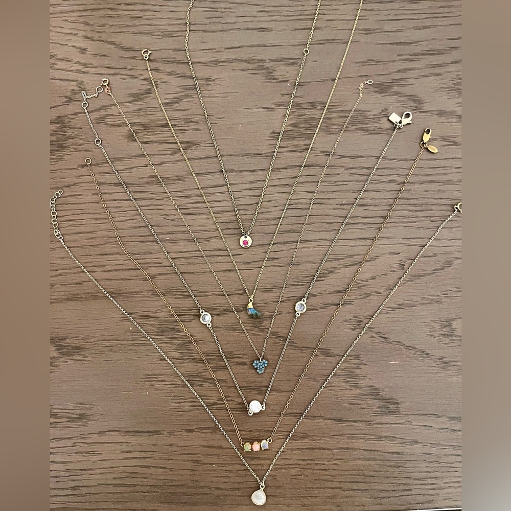 Vintage Gold Necklace Set of Six